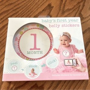 Stepping Stones Baby’s First Year Belly Stickers NIB